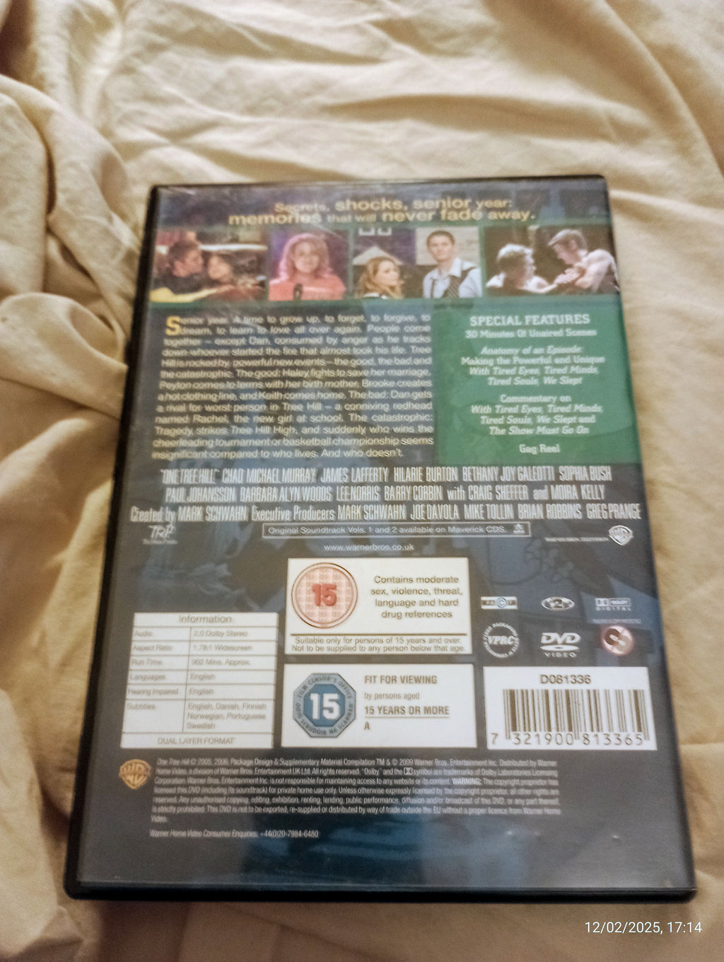 DVD box set for One Tree Hill: The Complete Fourth Season