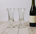 Pair of sherry glasses H=90mm D=40mm