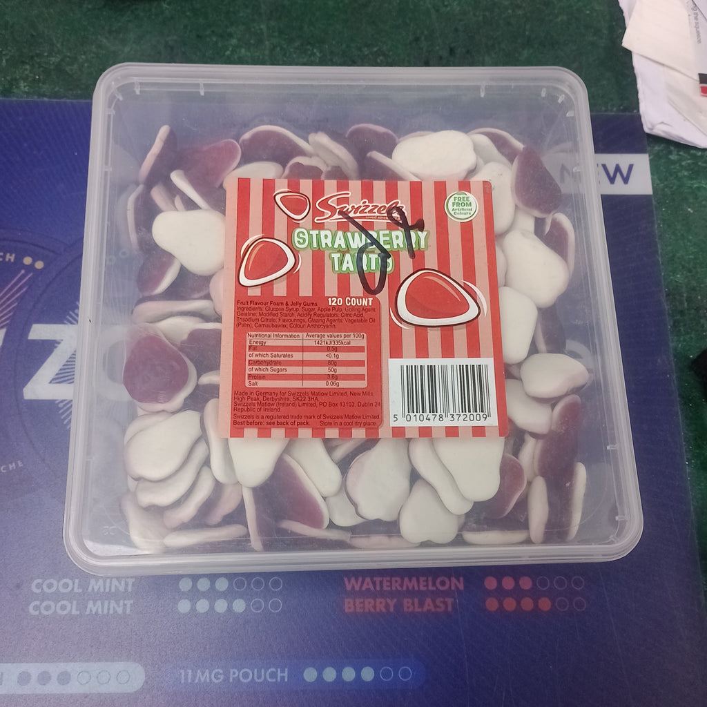 Swizzels Strawberry Tarts 120ct Sweet Tub