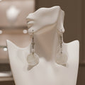 Preloved Disc Drop Earrings - Bohemian Shell Jewellery