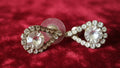 Vintage Rhinestone Stud Earrings Costume