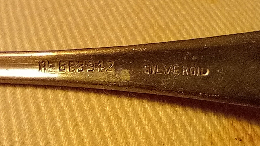 Vintage Silveroid Spoon - Nickel Silver Cutlery - Preloved Collectible