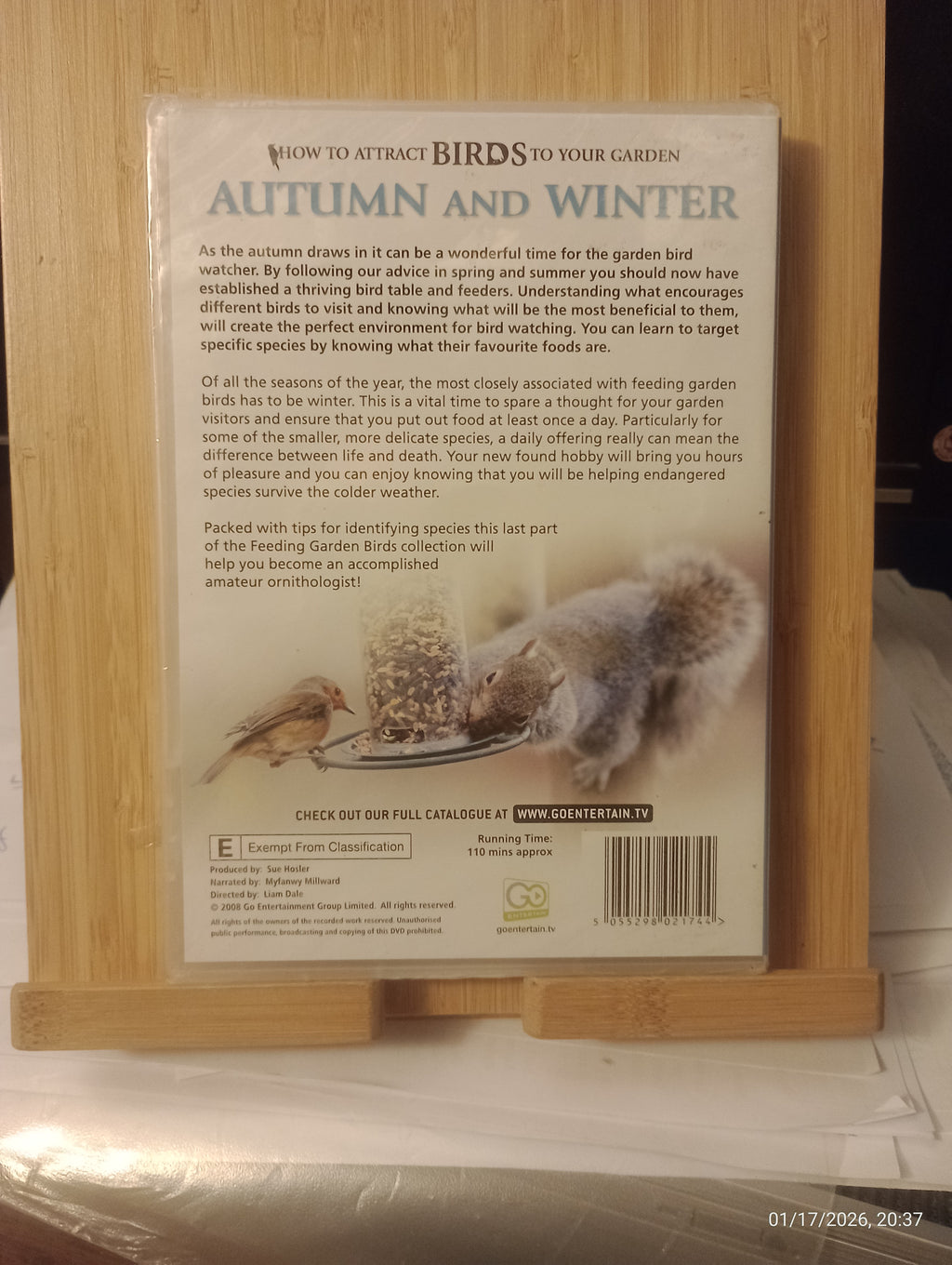 How To Attract Birds To Your Garden: Autumn And Winter DVD (2011) Cert U