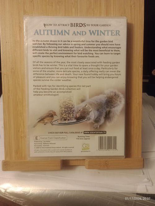 How To Attract Birds To Your Garden: Autumn And Winter DVD (2011) Cert U