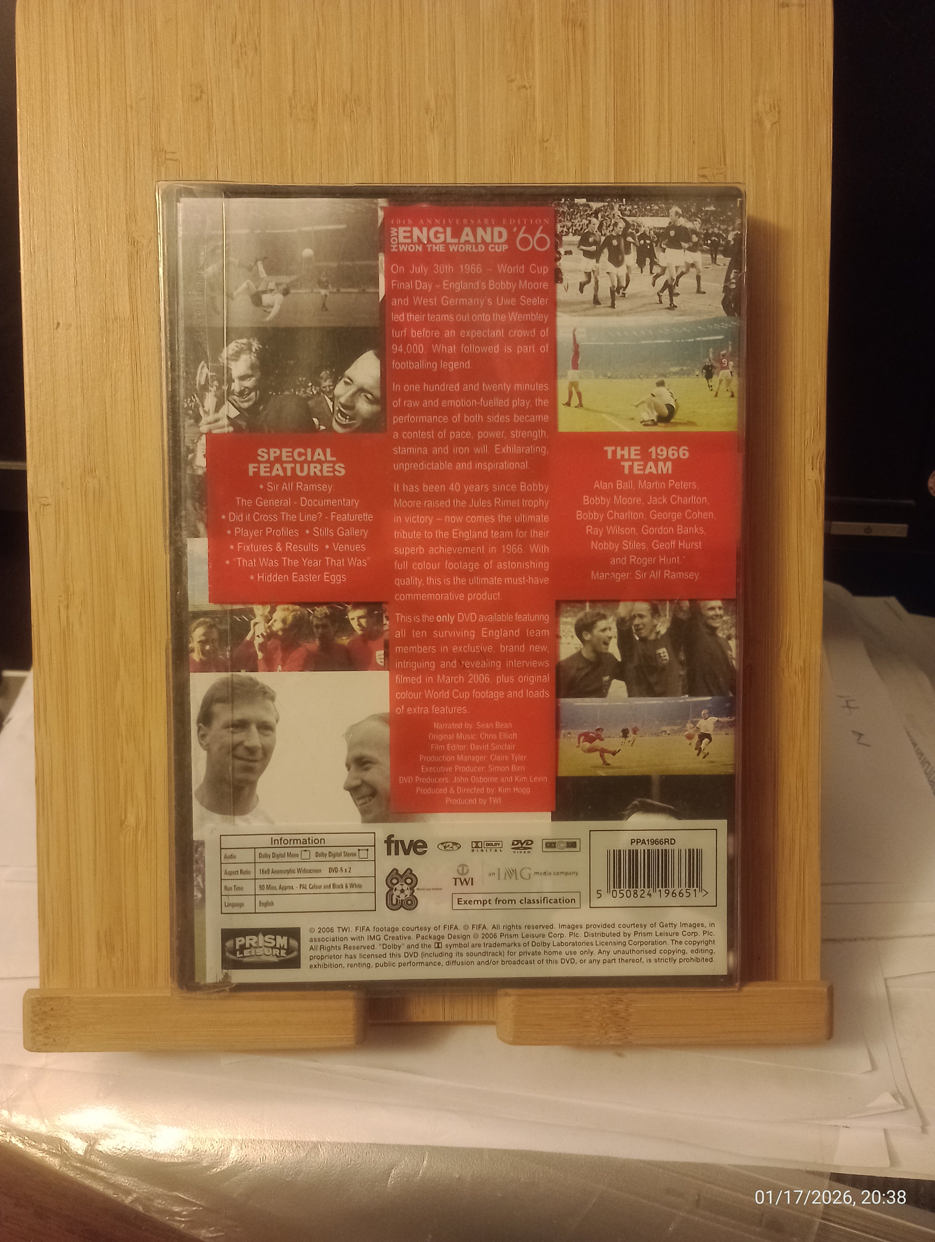 How England Won The World Cup DVD (2006) - 1966 Victory Documentary Cert U