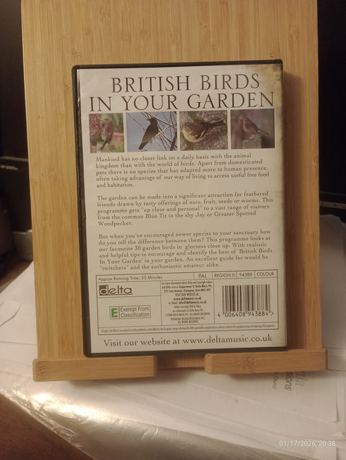 British Birds In Your Garden DVD (2006) - Wildlife Guide Cert U
