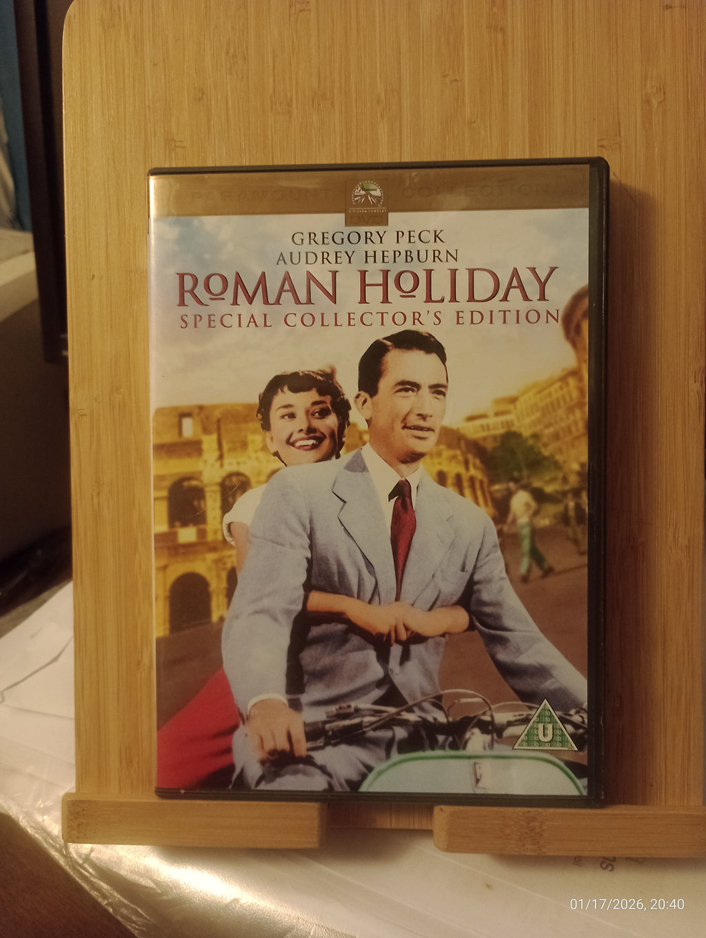 Roman Holiday DVD (2003) Audrey Hepburn Classic Romance Cert U