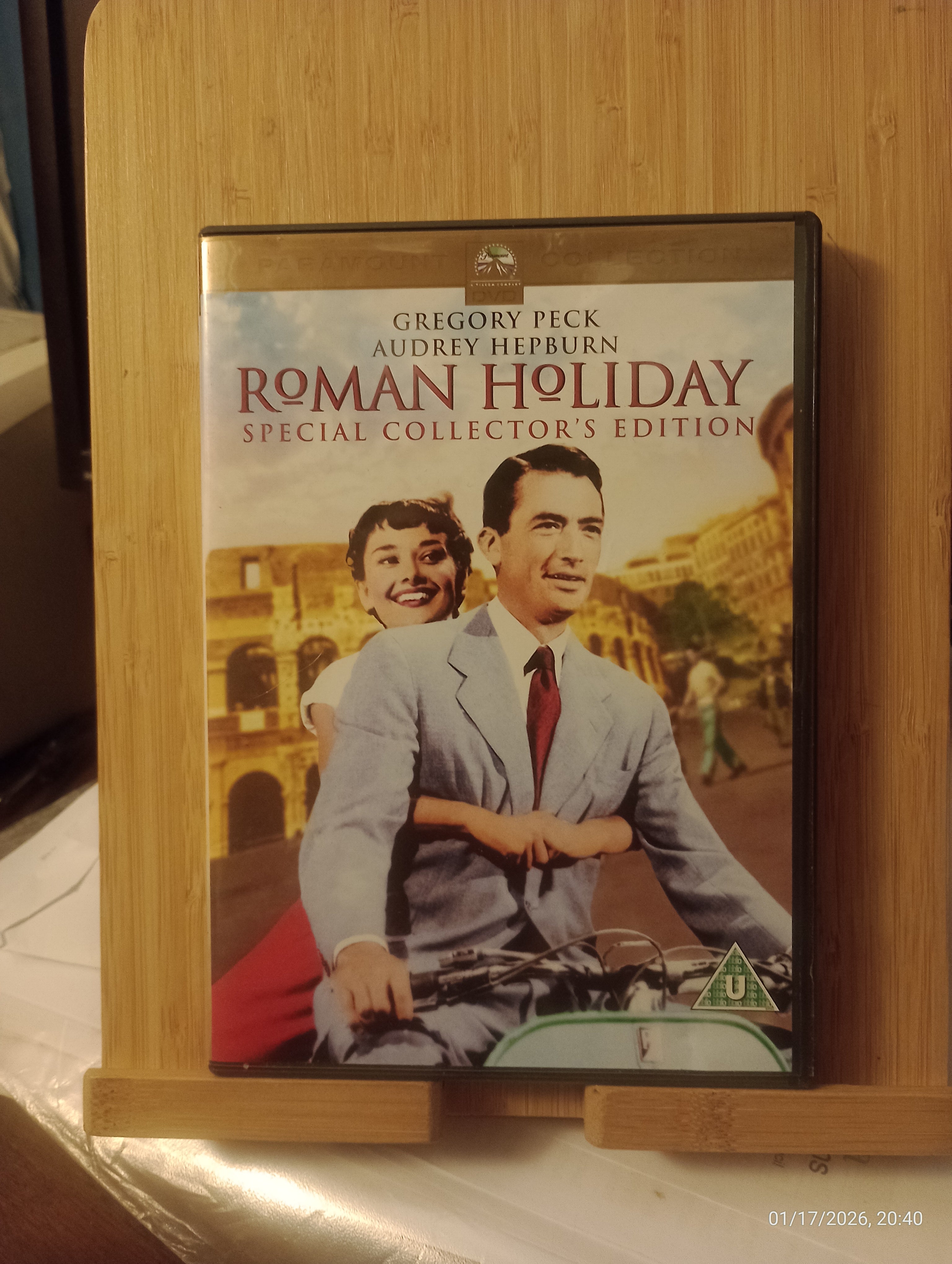 Roman Holiday DVD (2003) Audrey Hepburn Classic Romance Cert U