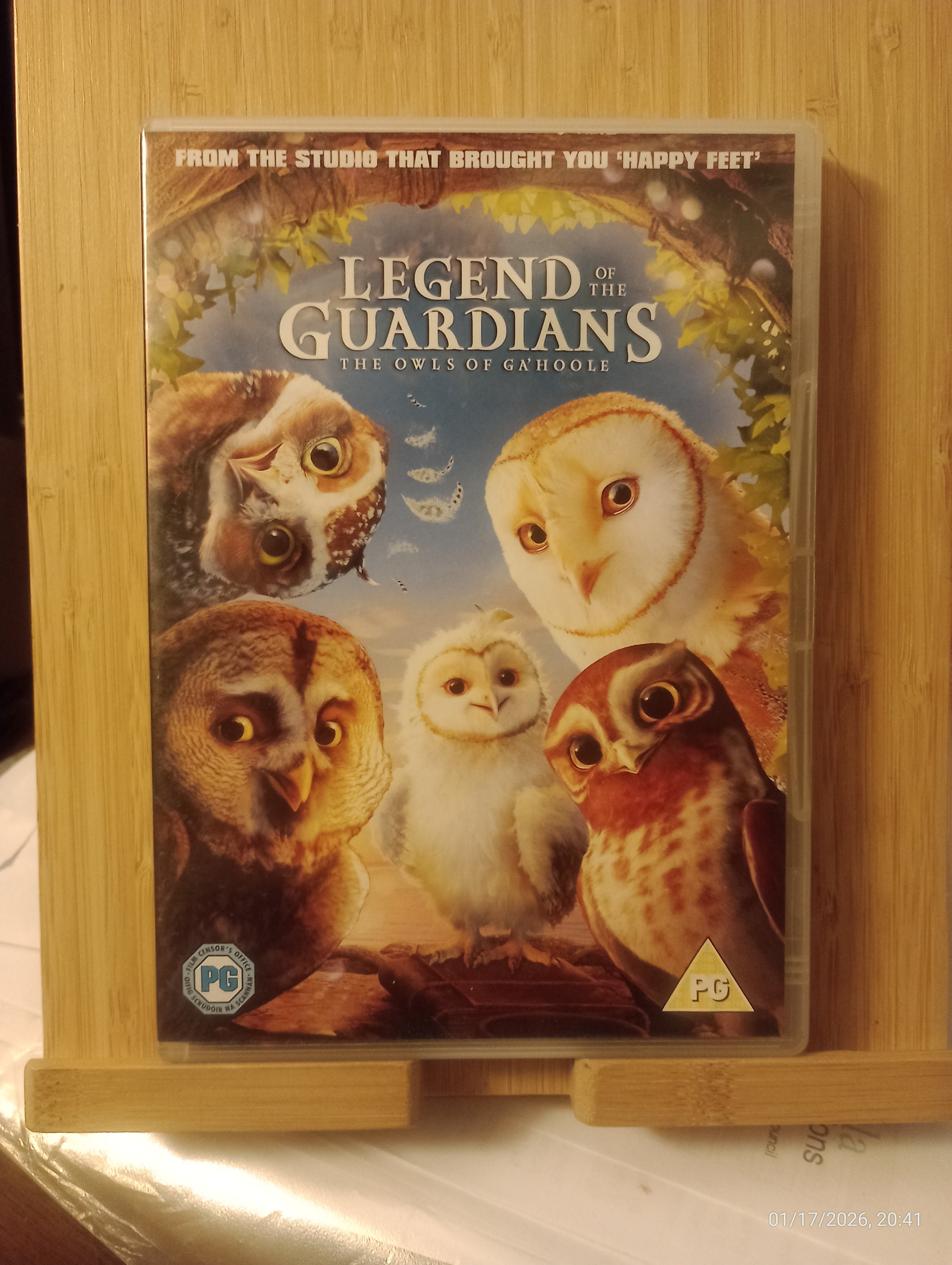 Legend Of The Guardians: The Owls Of Ga'Hoole DVD (2011) Zack Snyder Cert PG