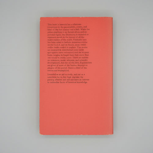 Dictionary of Modern History 1789-1945 by A.W. Palmer (1964)