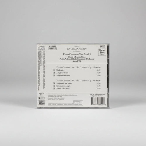 Rachmaninov Piano Concertos Nos. 2 & 3 - Glemser, Wit (Naxos CD)