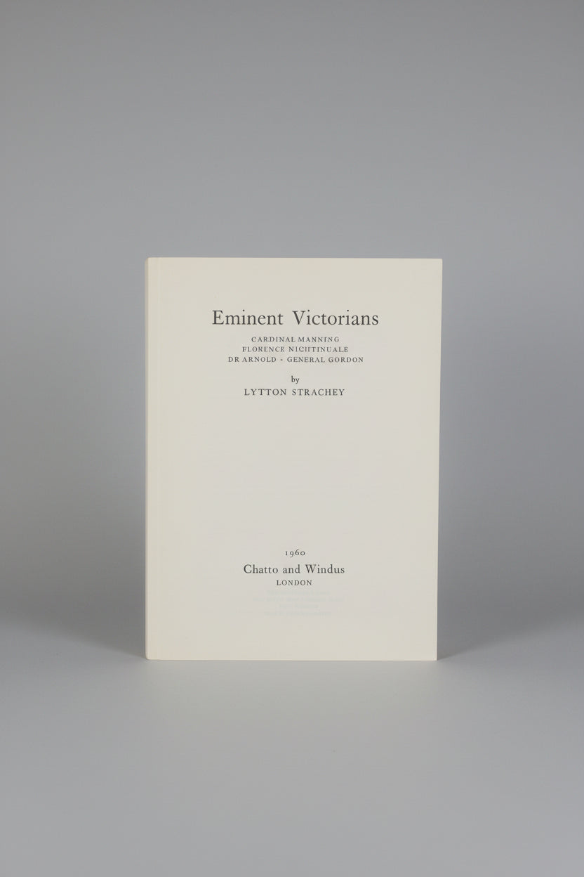Eminent Victorians by Lytton Strachey (1962)