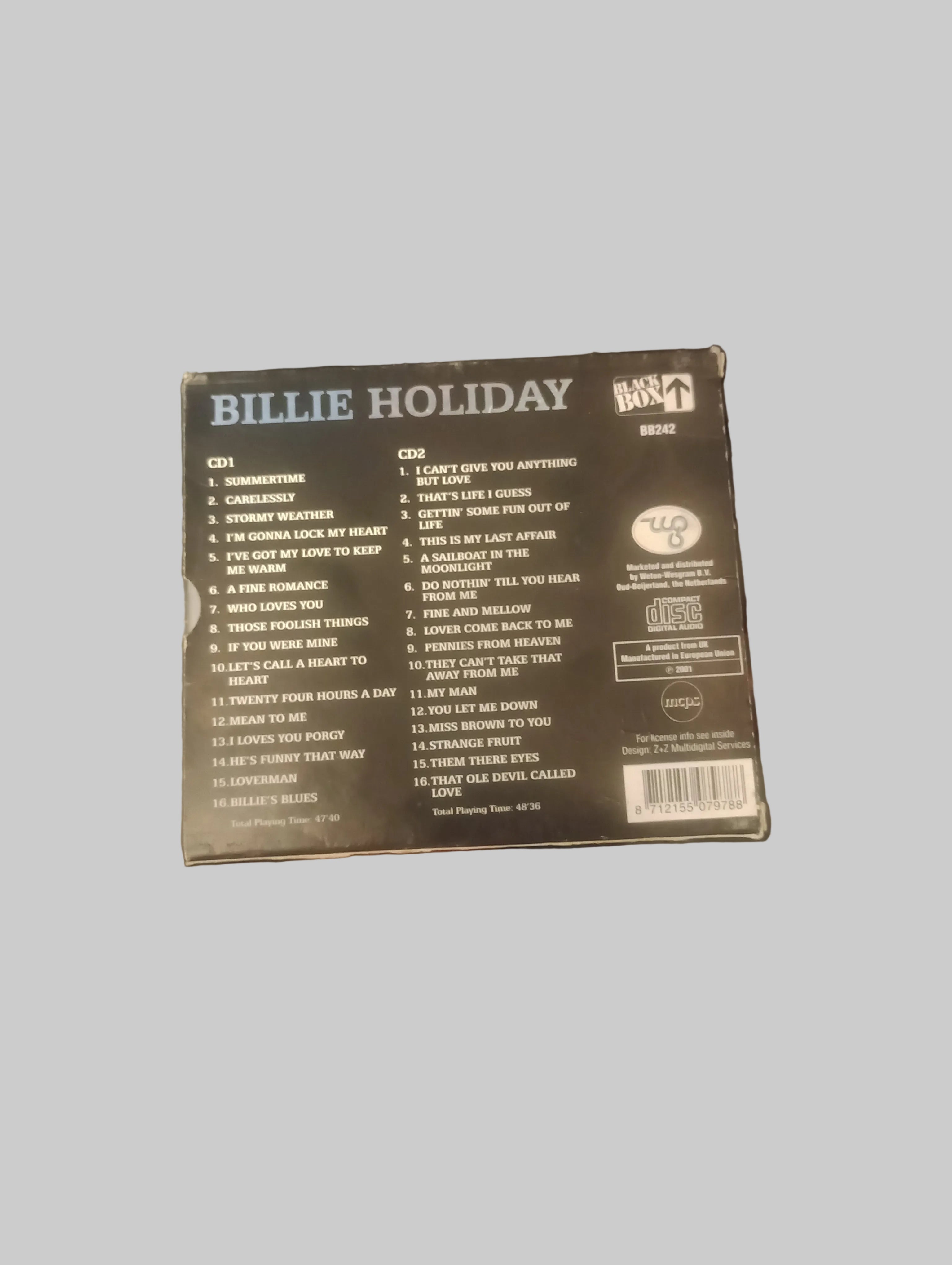 Billie Holiday - Stormy Weather (Double CD, 2001)