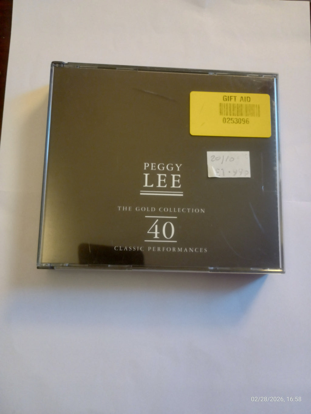 Peggy Lee - The Gold Collection: 40 Classic Performances (2CD)