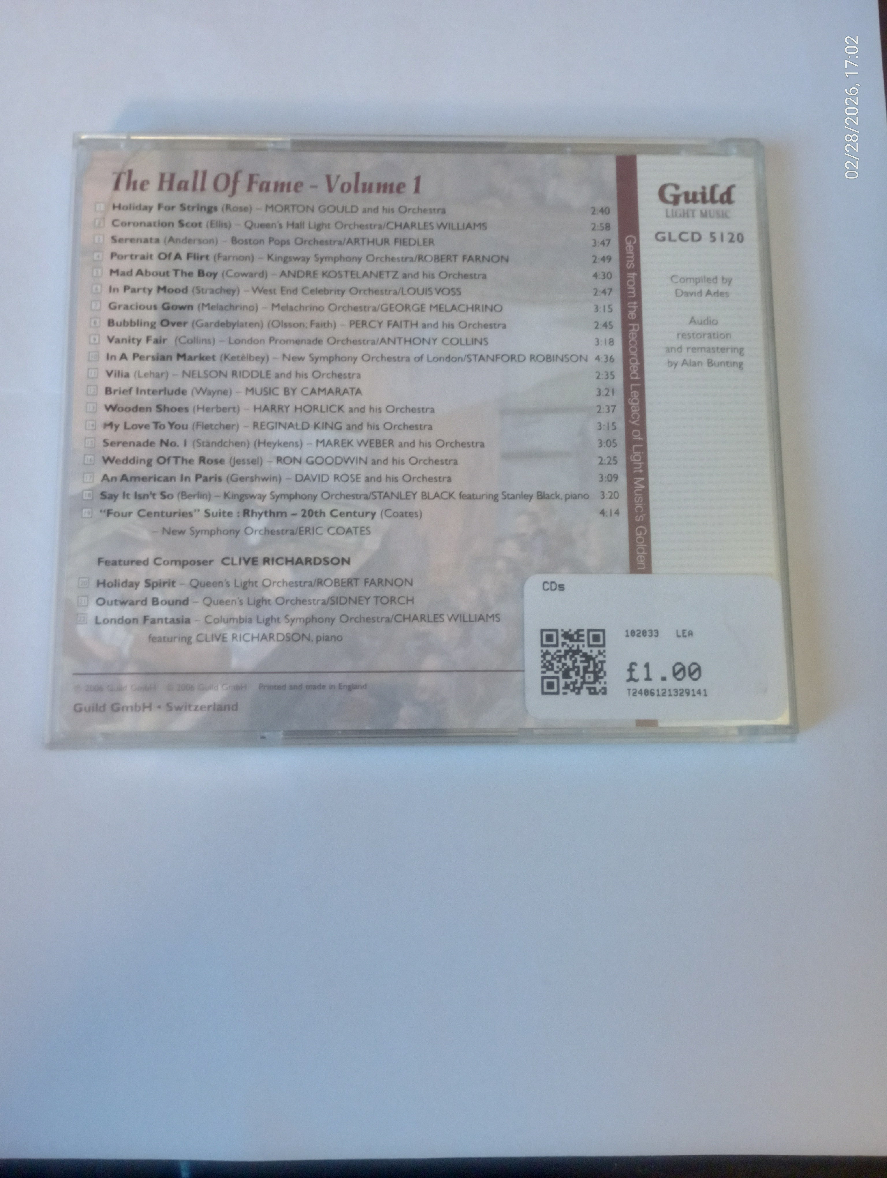 The Golden Age of Light Music: The Hall of Fame - Volume 1