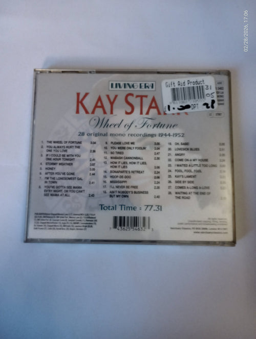 Wheel Of Fortune By Kay Starr
