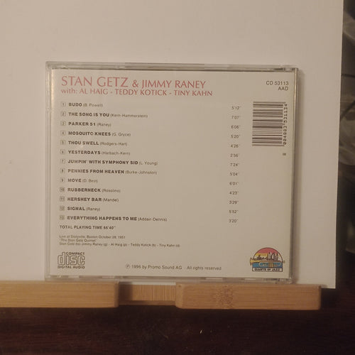 Stan Getz & Jimmy Raney: Storyville Boston 1951 Live CD