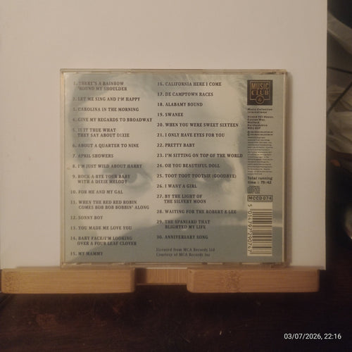 Al Jolson: The Very Best of Al Jolson CD - Music Club (1992)