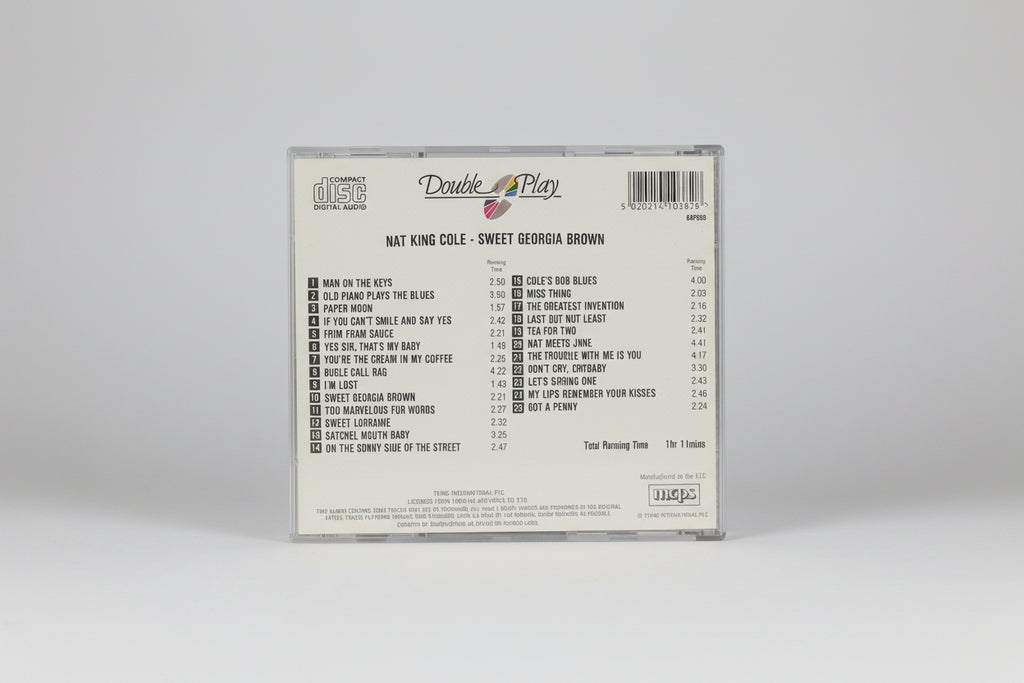 Nat King Cole: Sweet Georgia Brown CD - Double Play