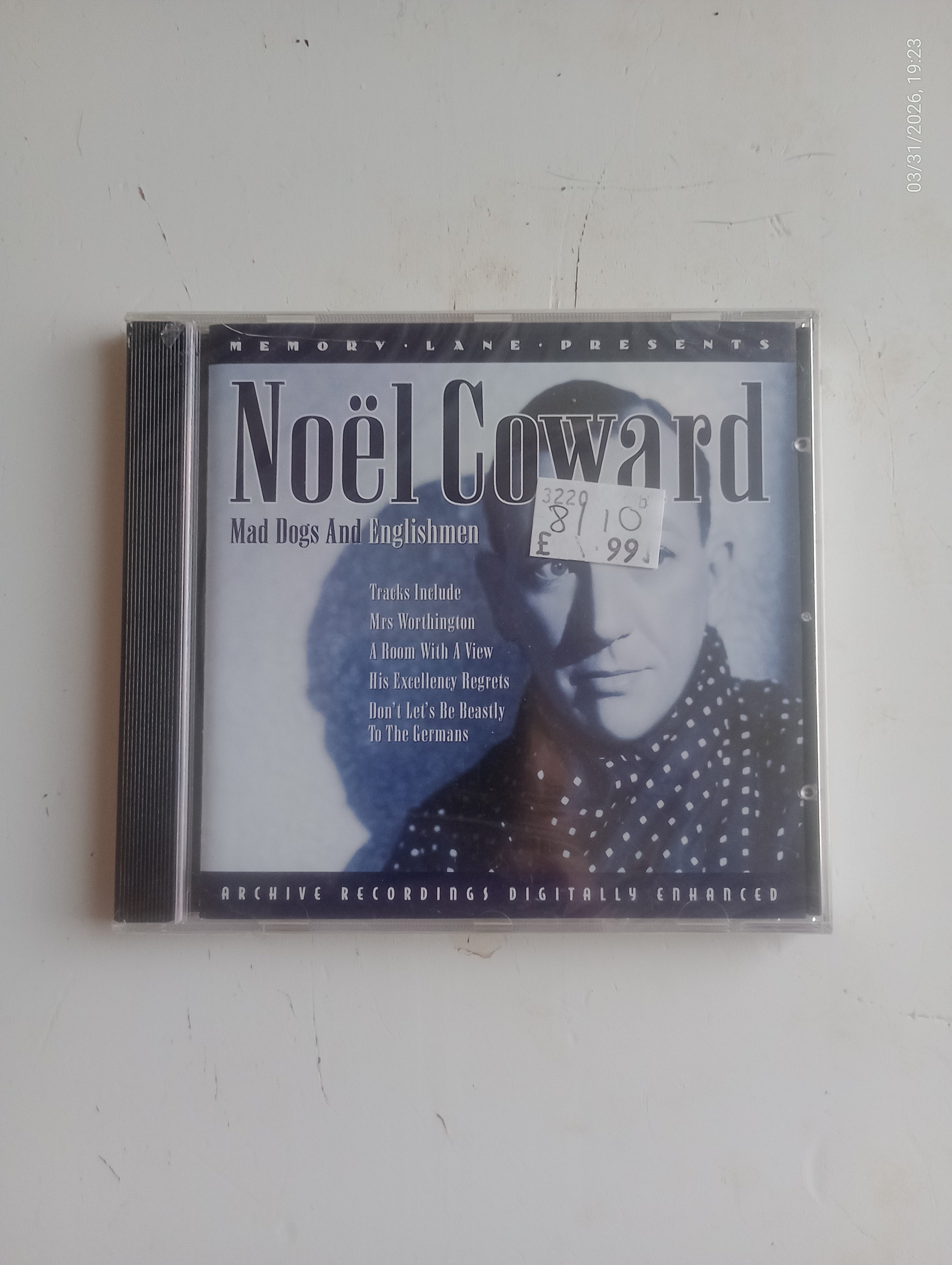 Noël Coward: Mad Dogs and Englishmen CD - Memory Lane