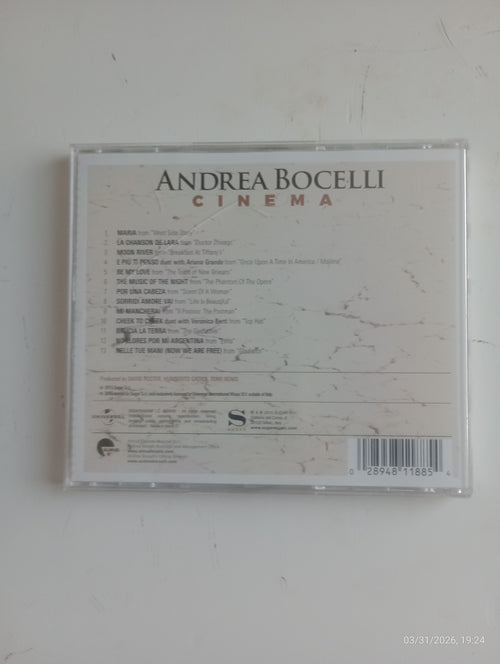 Andrea Bocelli: Cinema CD