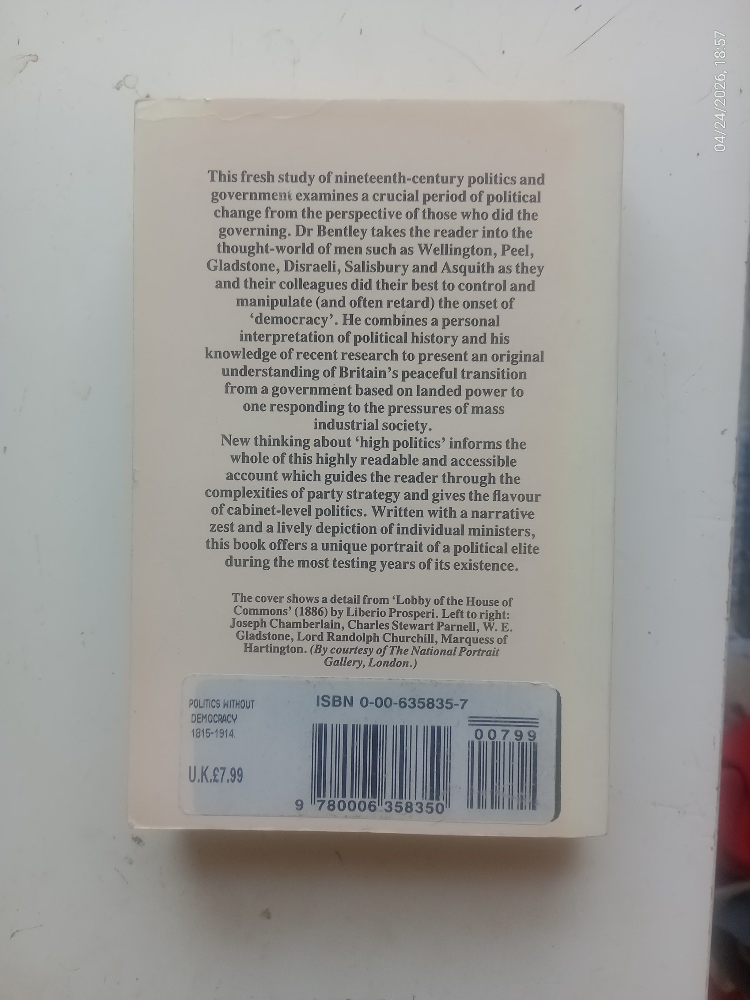 Politics Without Democracy 1815-1914 - Michael Bentley