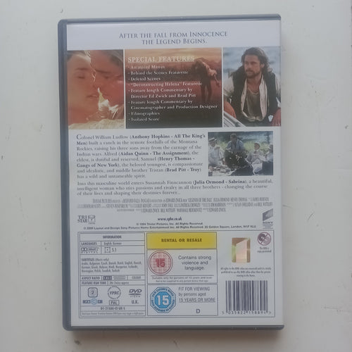 Legends of the Fall (1994) DVD [15]