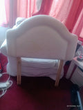 Stuart Jones Cream Fabric Single Divan Headboard