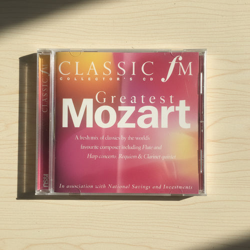Classic FM Greatest Mozart CD - front cover