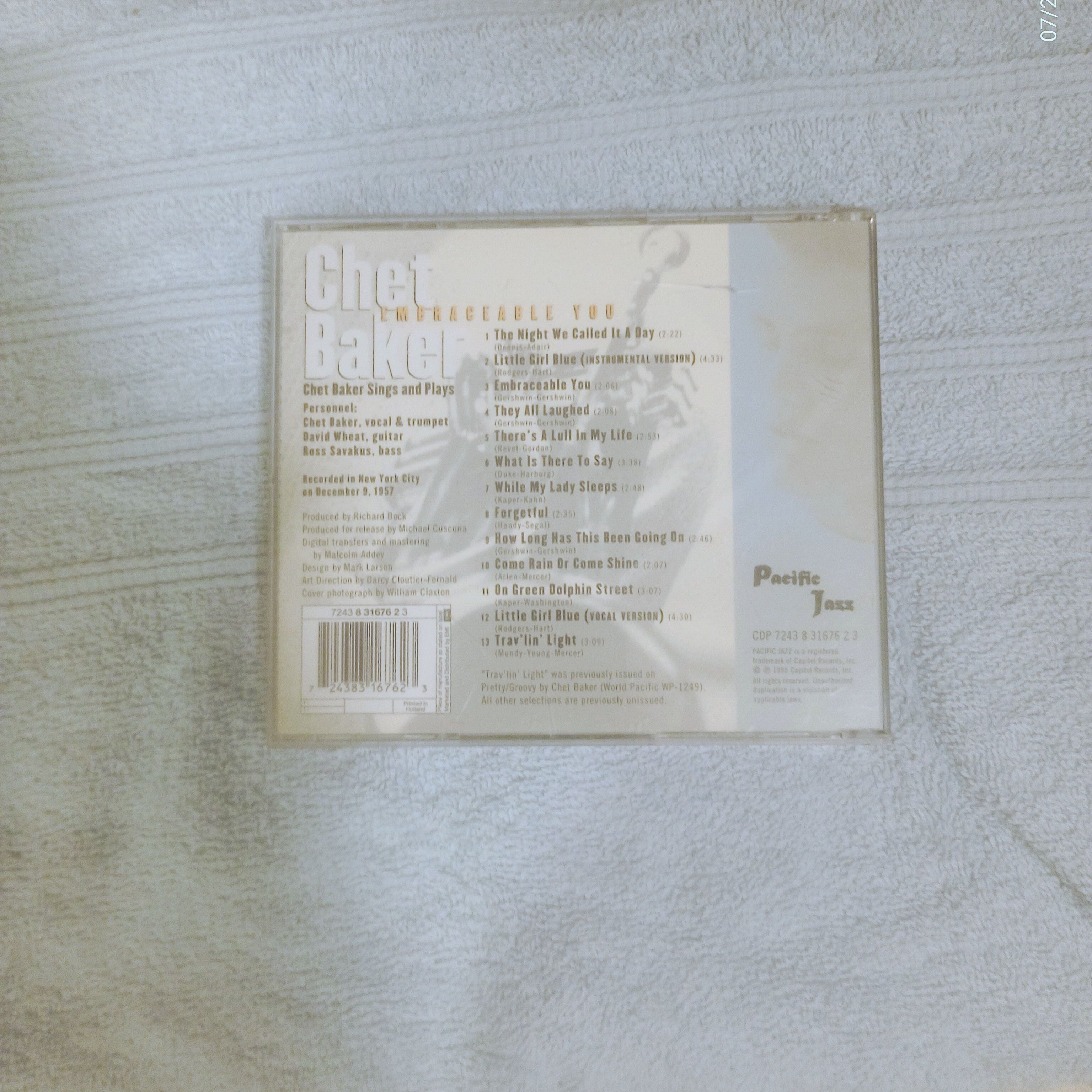 Chet Baker - Embraceable You CD