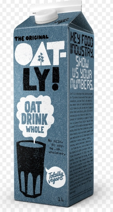 Oatly Whole 6x1 Litre (Dark Blue)