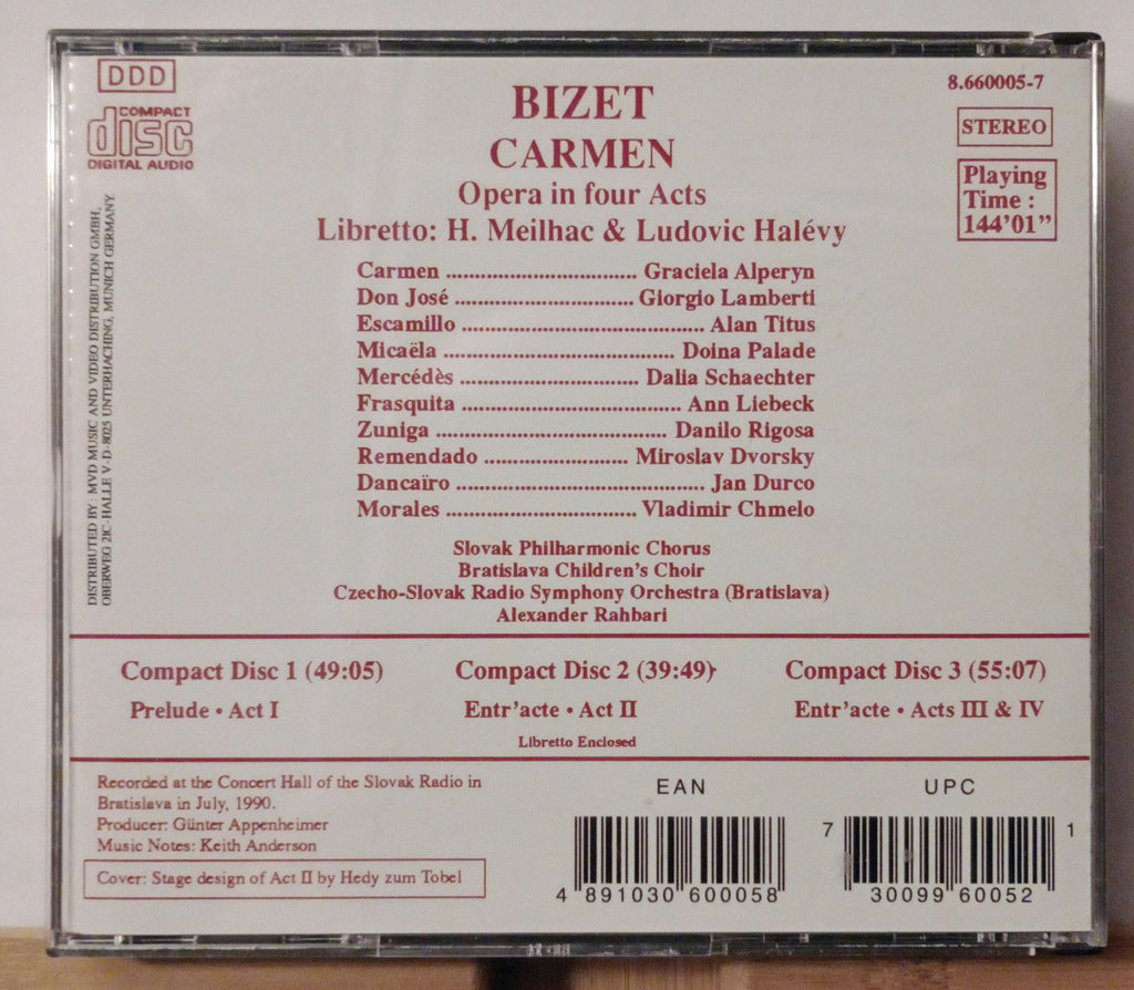 Georges Bizet - Carmen (1990)