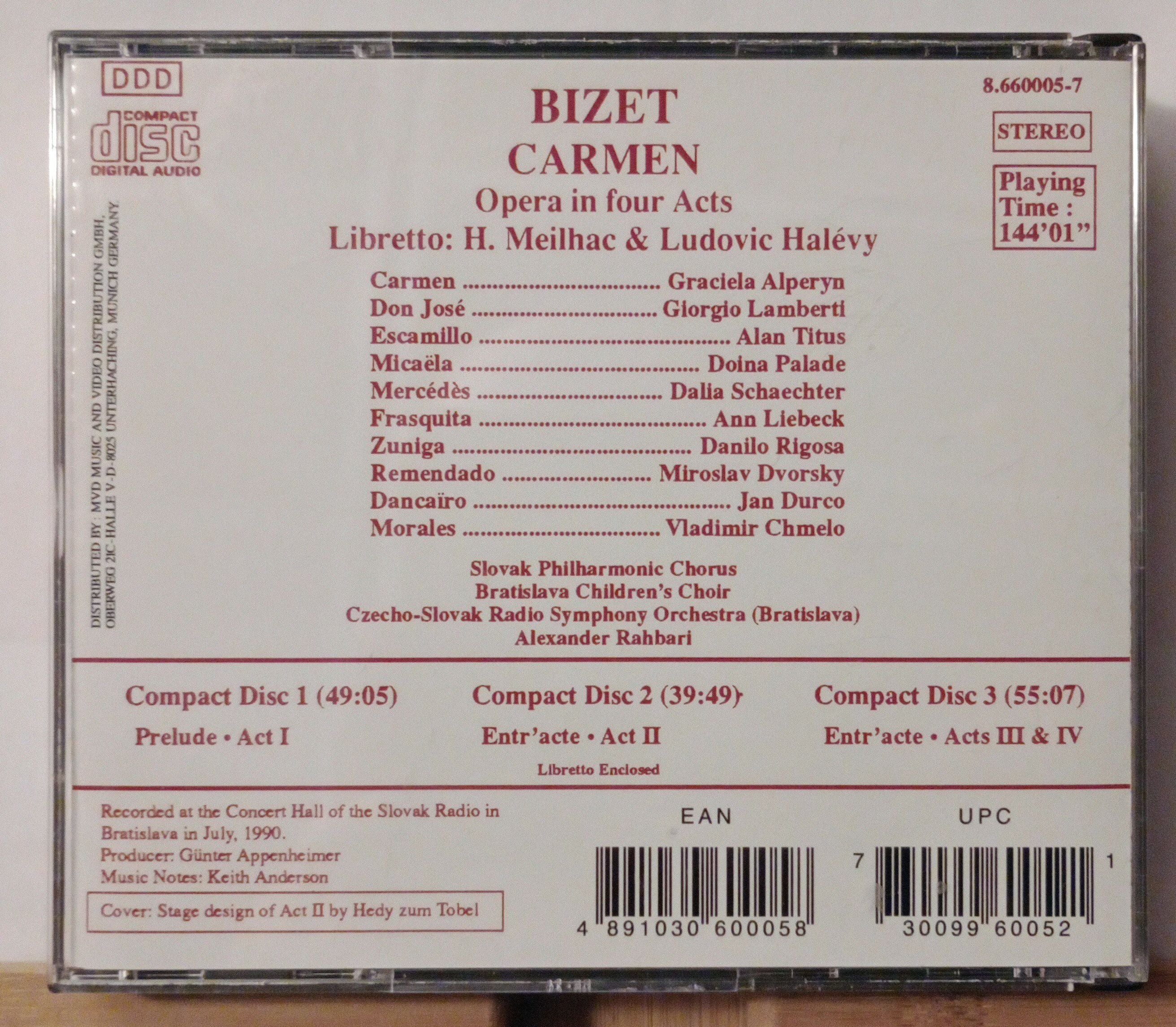 Georges Bizet - Carmen (1990)