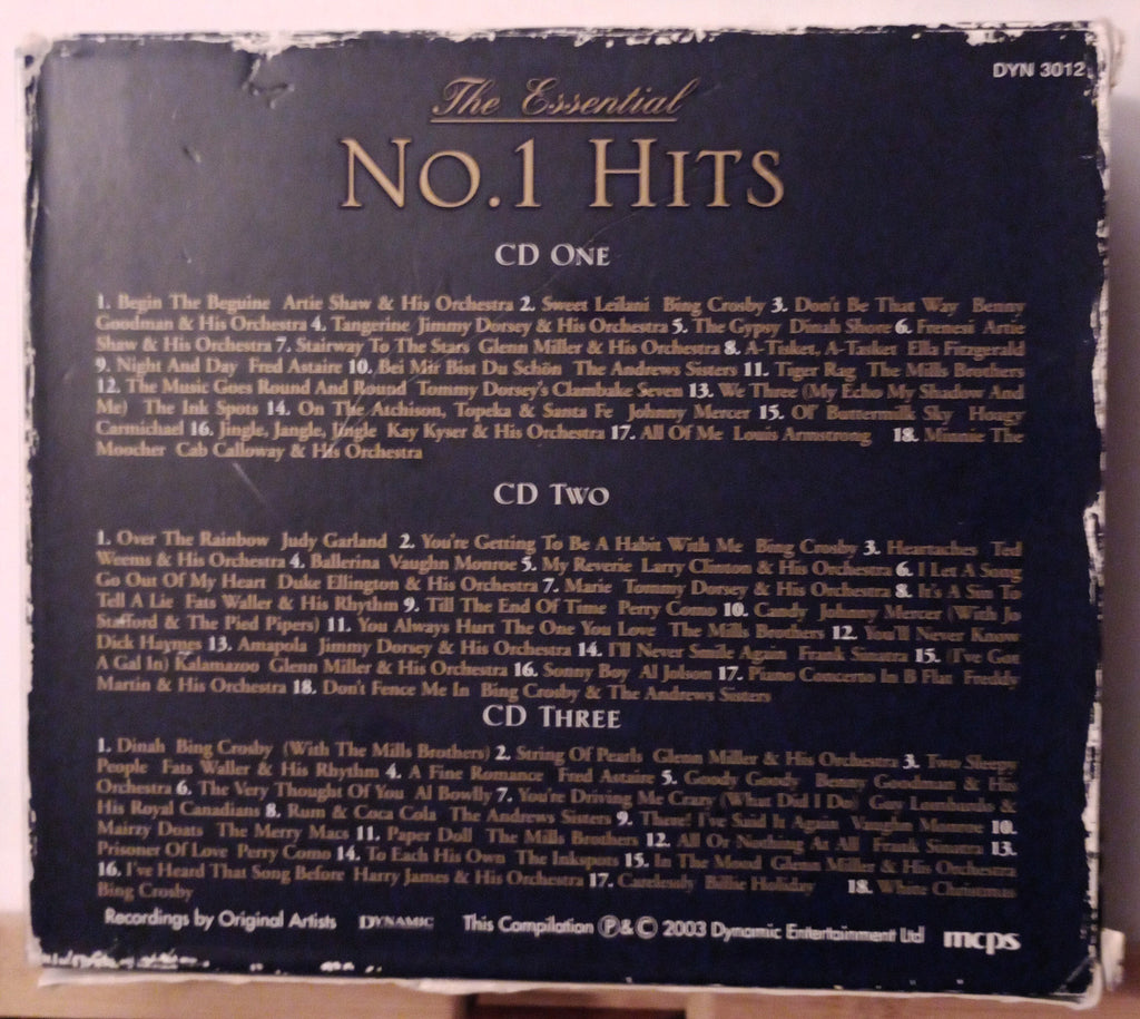 The Essential No. 1 Hits - Volumes 1 to 3 (3 CD Box Set, 2003)