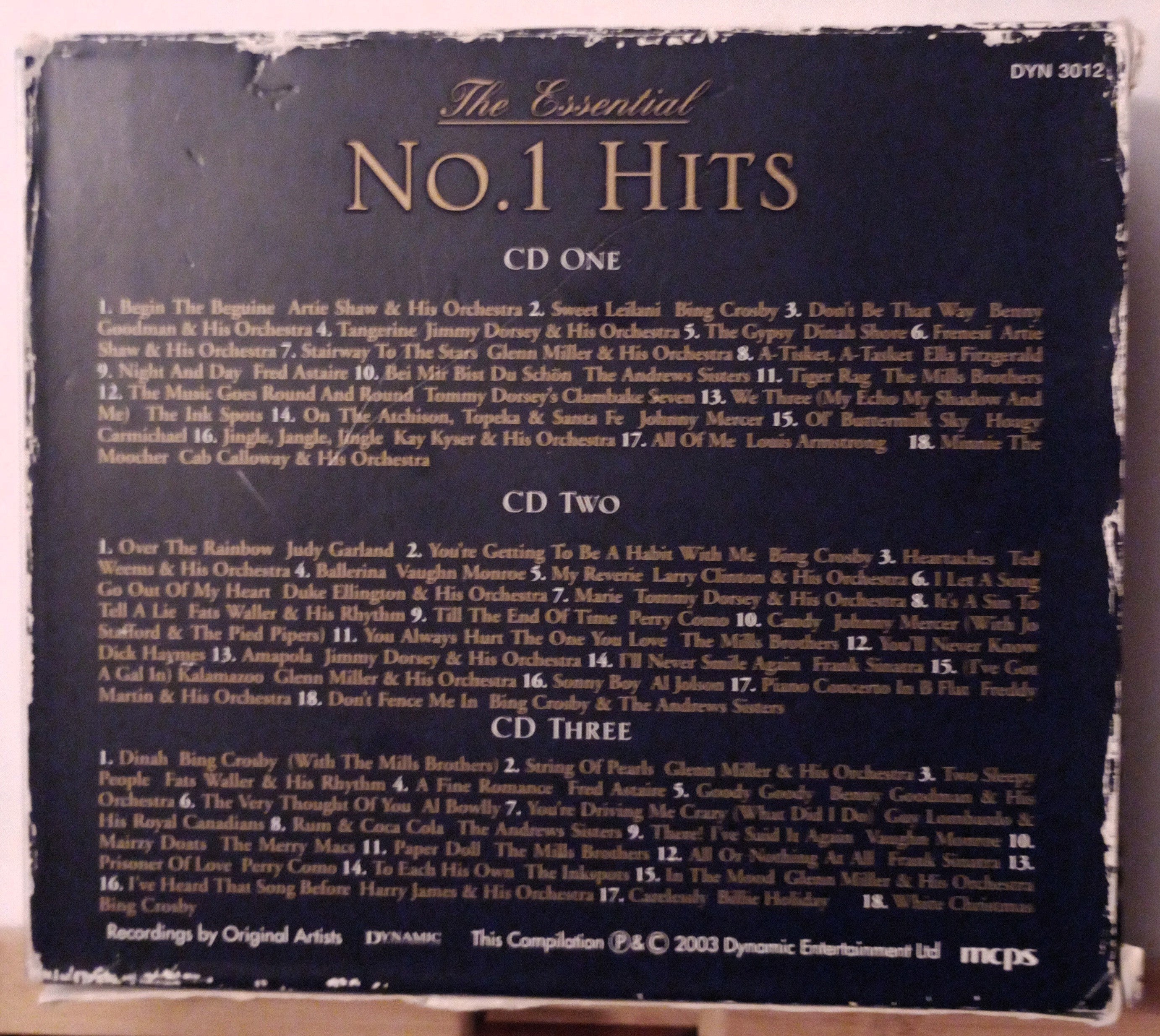 The Essential No. 1 Hits - Volumes 1 to 3 (3 CD Box Set, 2003)