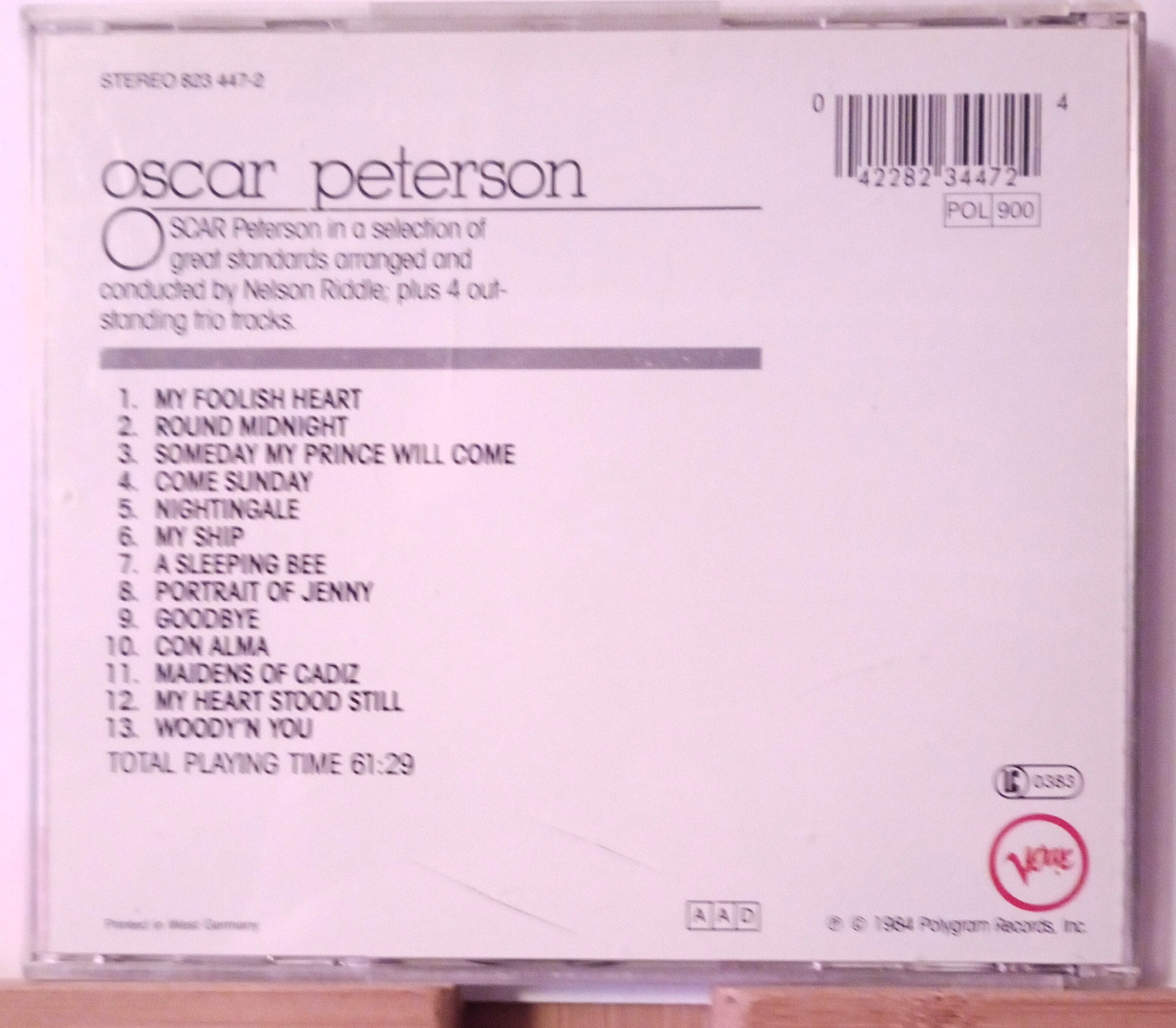 Silver Collection by Oscar Peterson (CD, 1984)