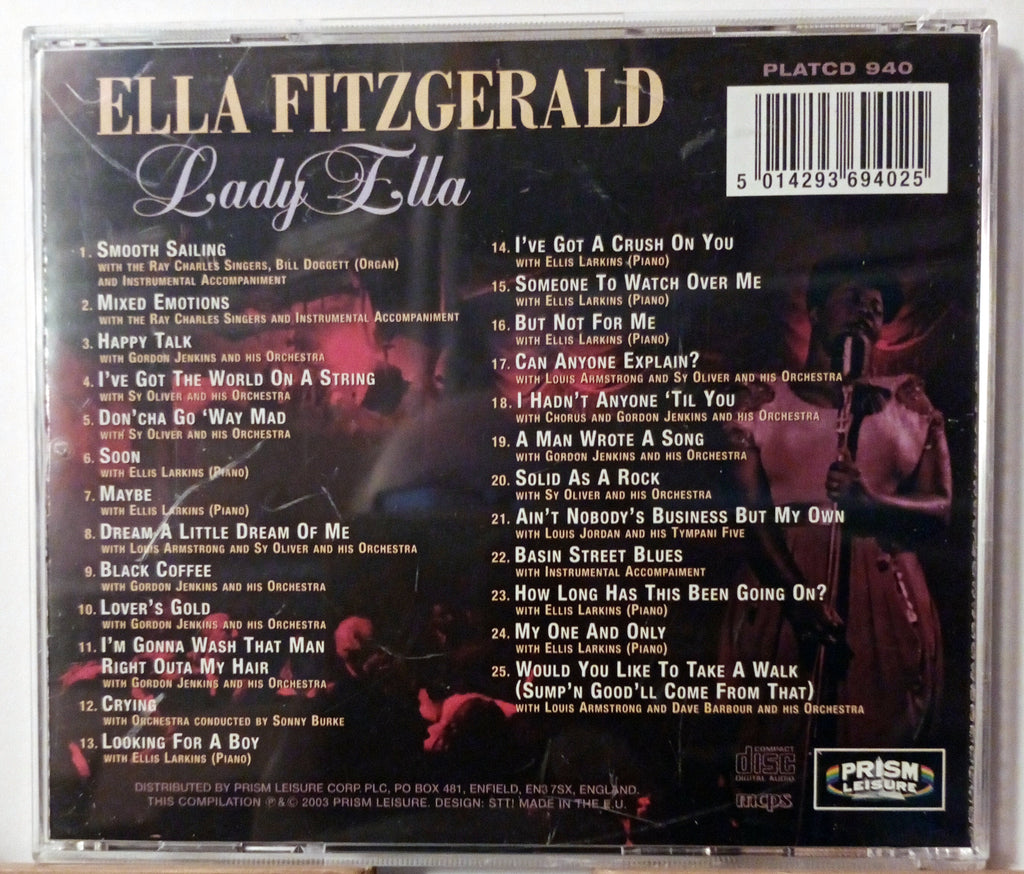 Ella Fitzgerald: Lady Ella (25 Original Recordings)