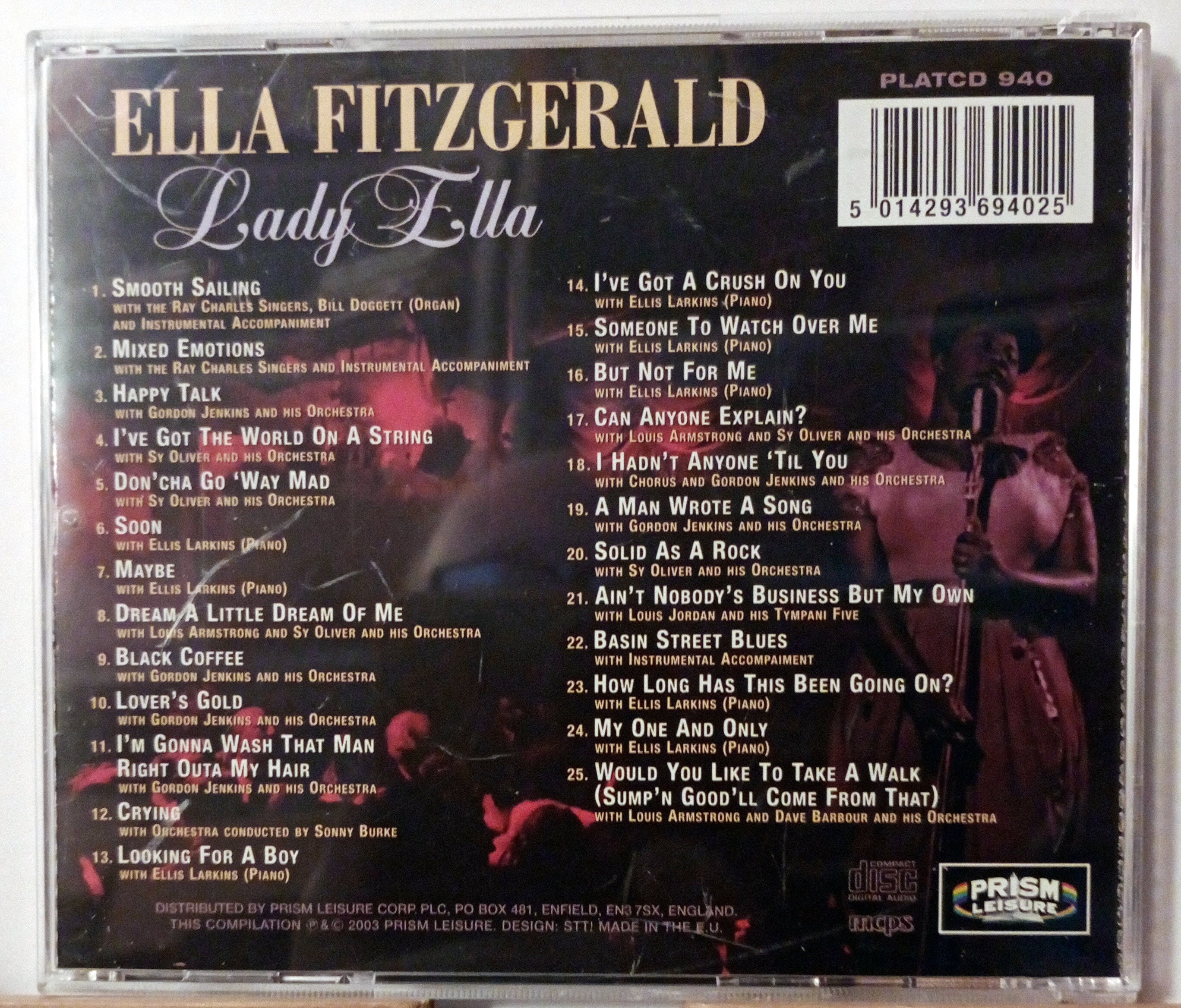 Ella Fitzgerald: Lady Ella (25 Original Recordings)