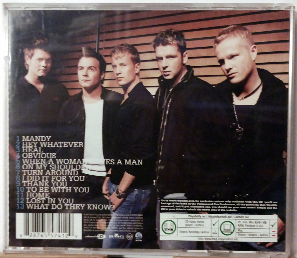 Westlife - Turnaround (2003) CD