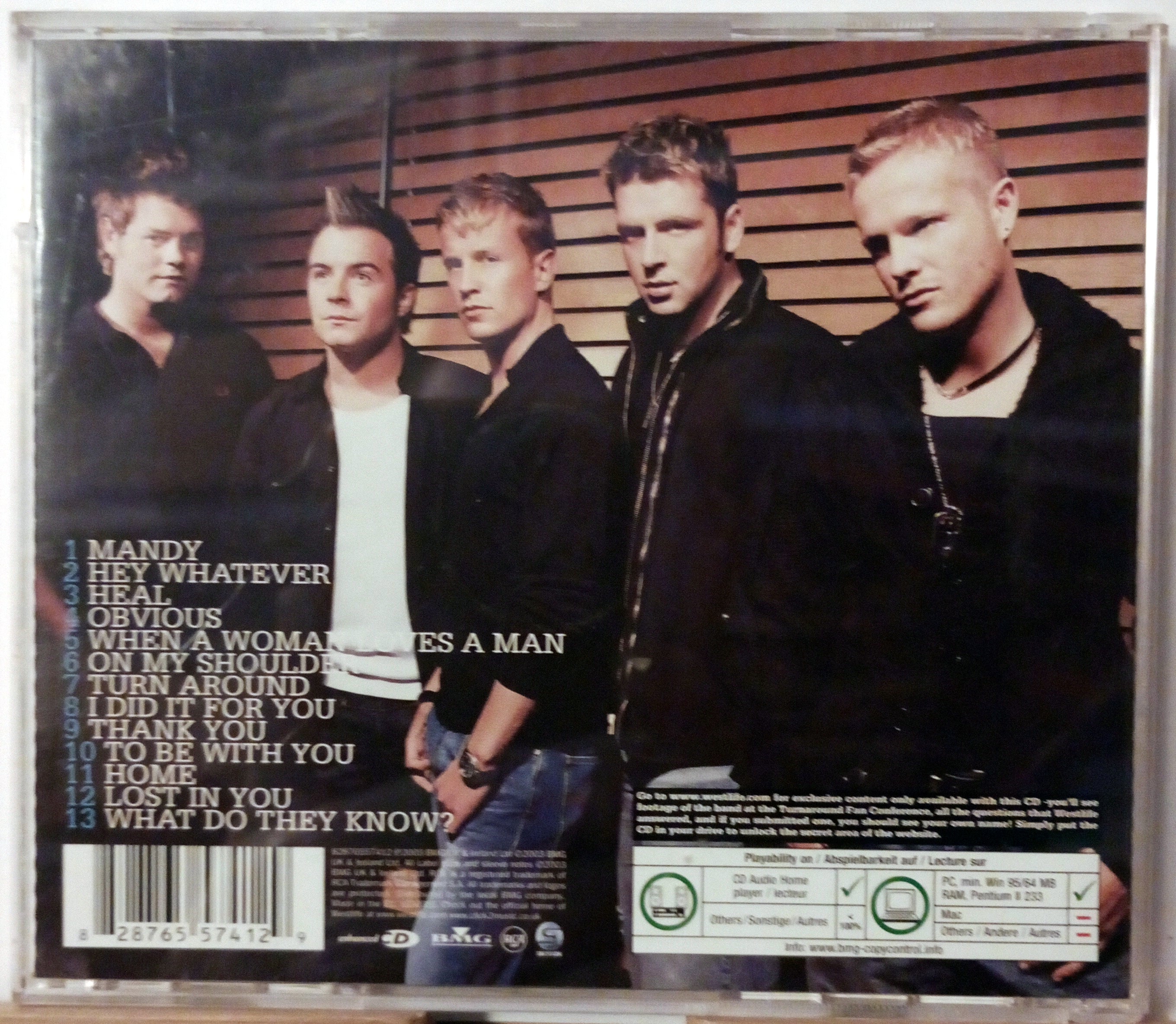 Westlife - Turnaround (2003) CD