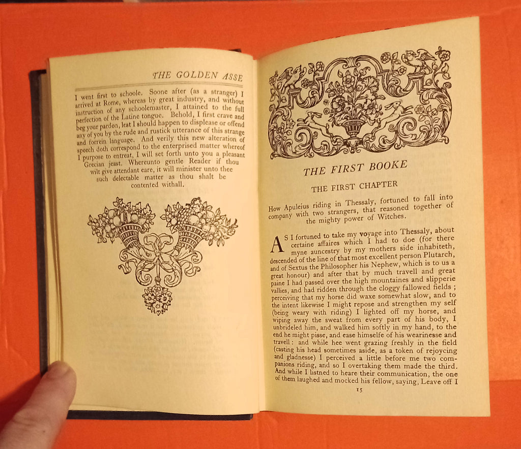The Golden Asse Of Lucius Apuleius C1925 Antique Book Classical Literature