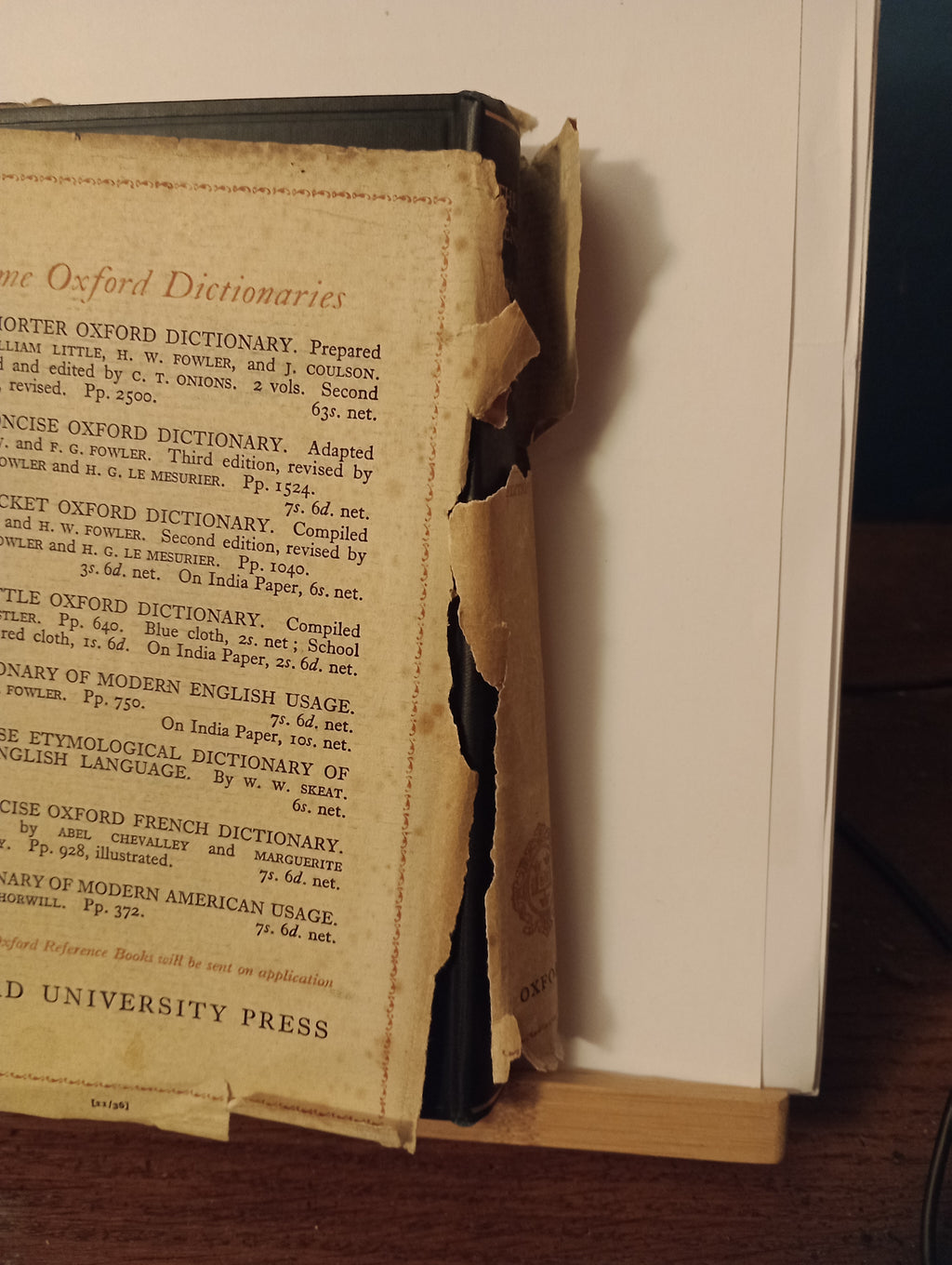 The King's English 3rd ed by HW & FG Fowler c1938