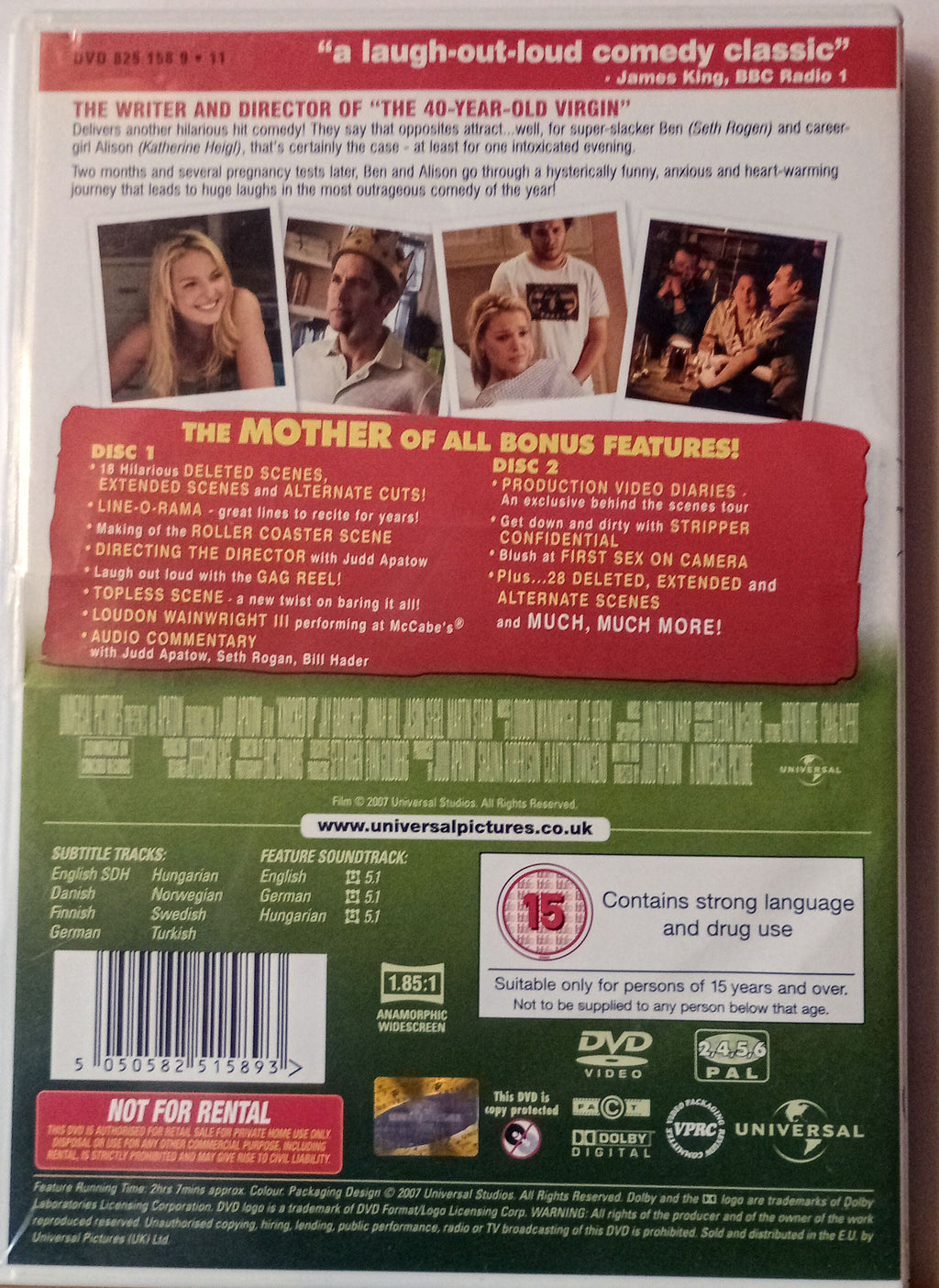 Knocked Up (DVD, 2007)