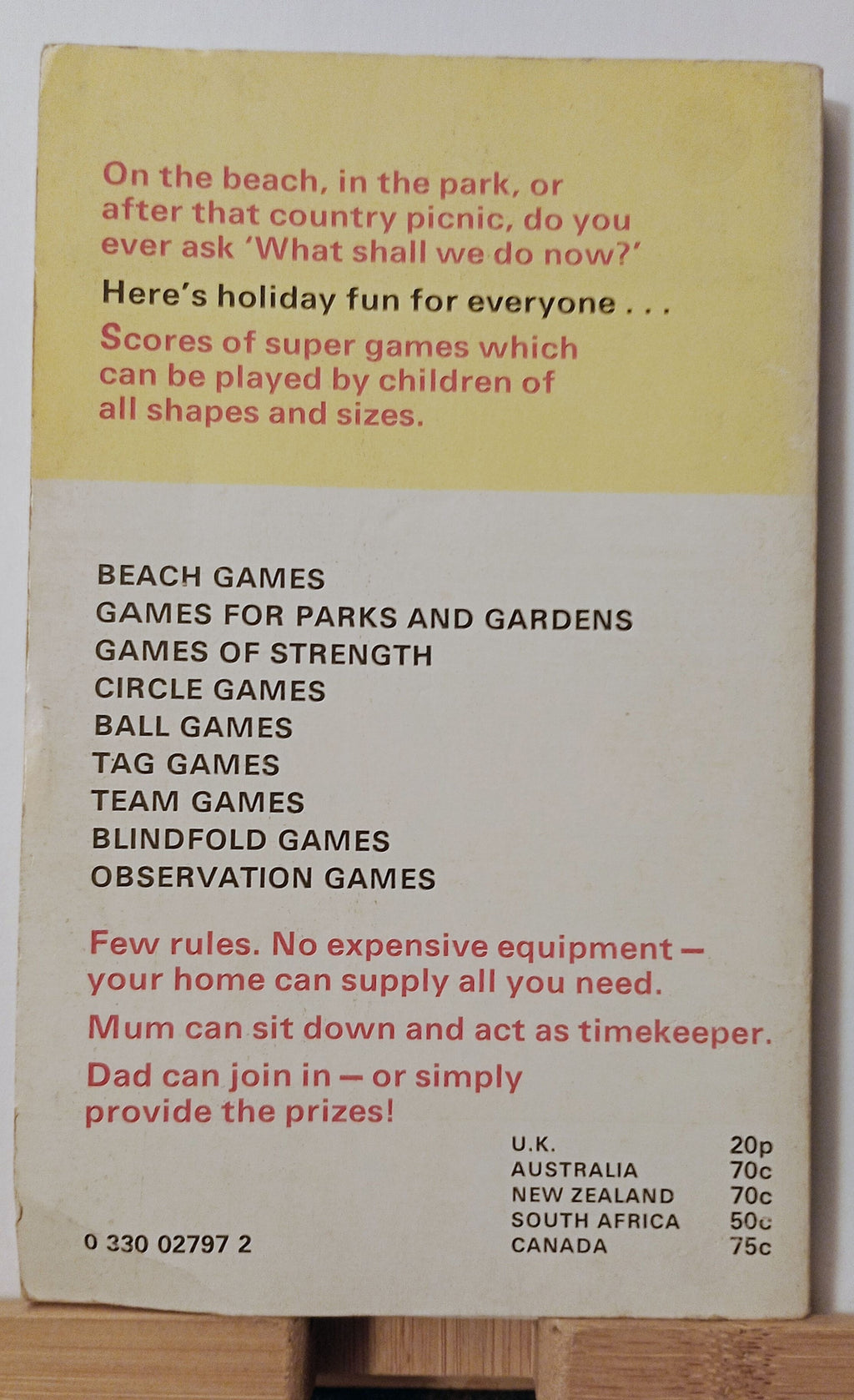 Jack Cox Fun & Games Outdoors c1971