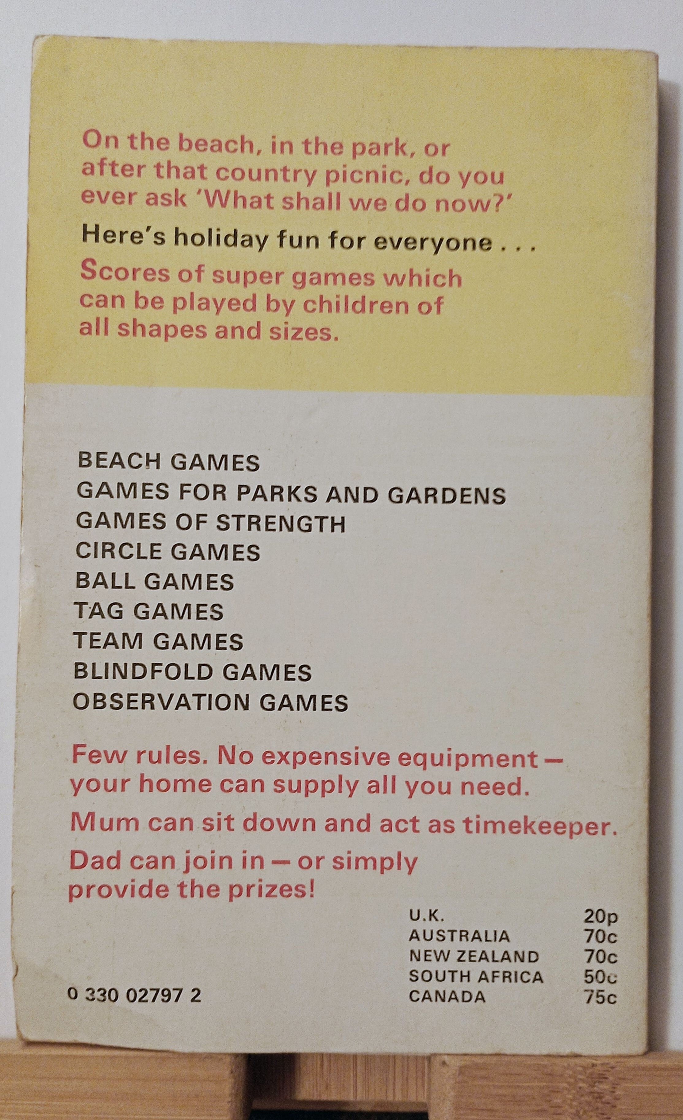 Jack Cox Fun & Games Outdoors c1971