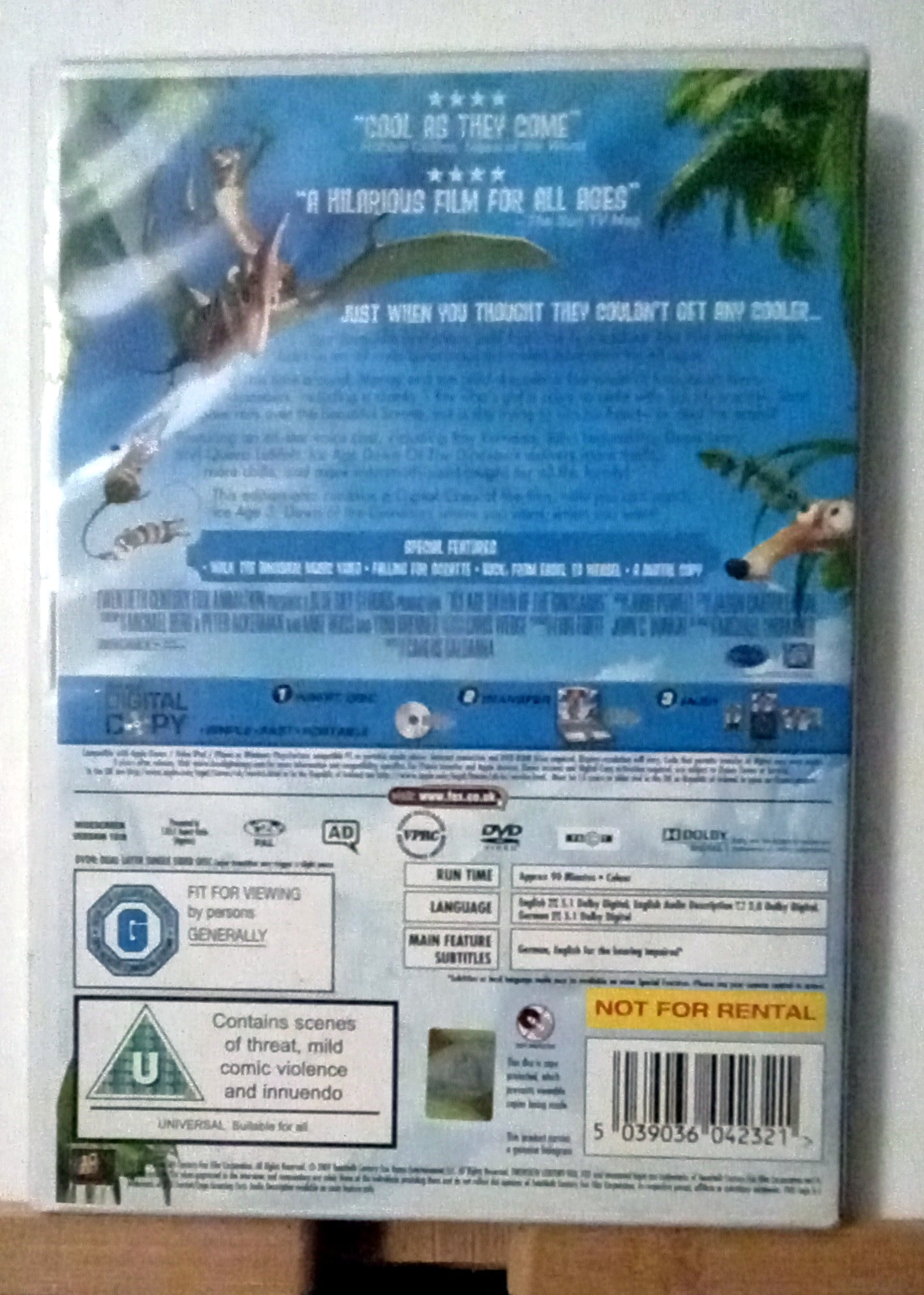 Ice Age 3: Dawn of the Dinosaurs DVD Animation & Anime (2009) John Leguizamo