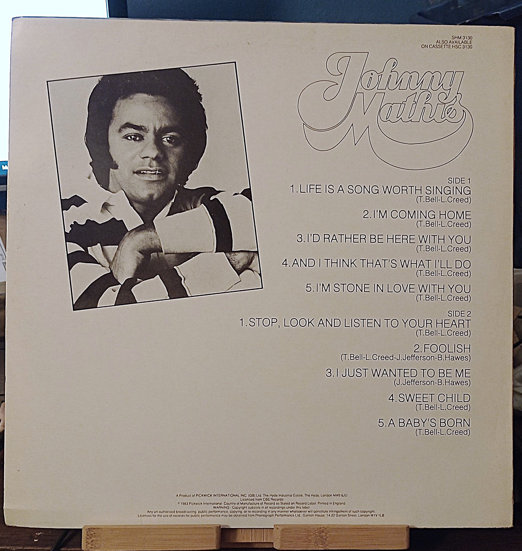 Johnny Mathis - I'm Stone in Love With You (Vinyl LP)