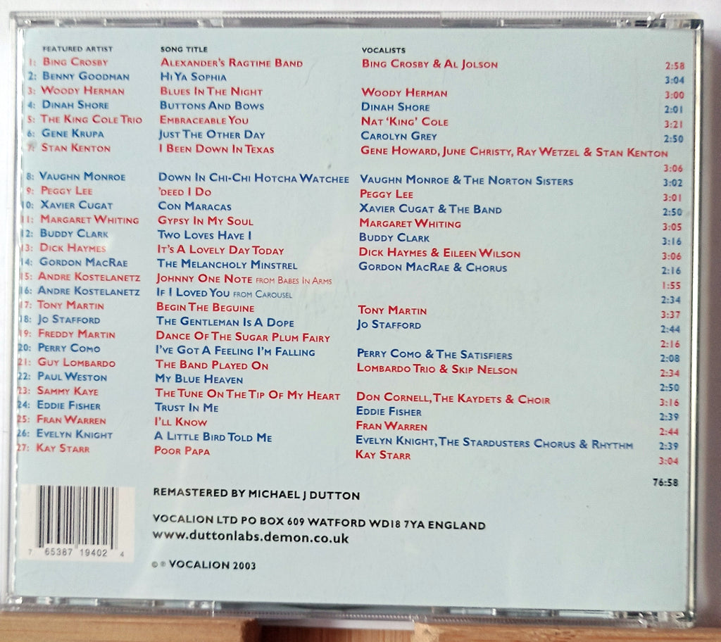 Vocalion American Nostalgia Highlights