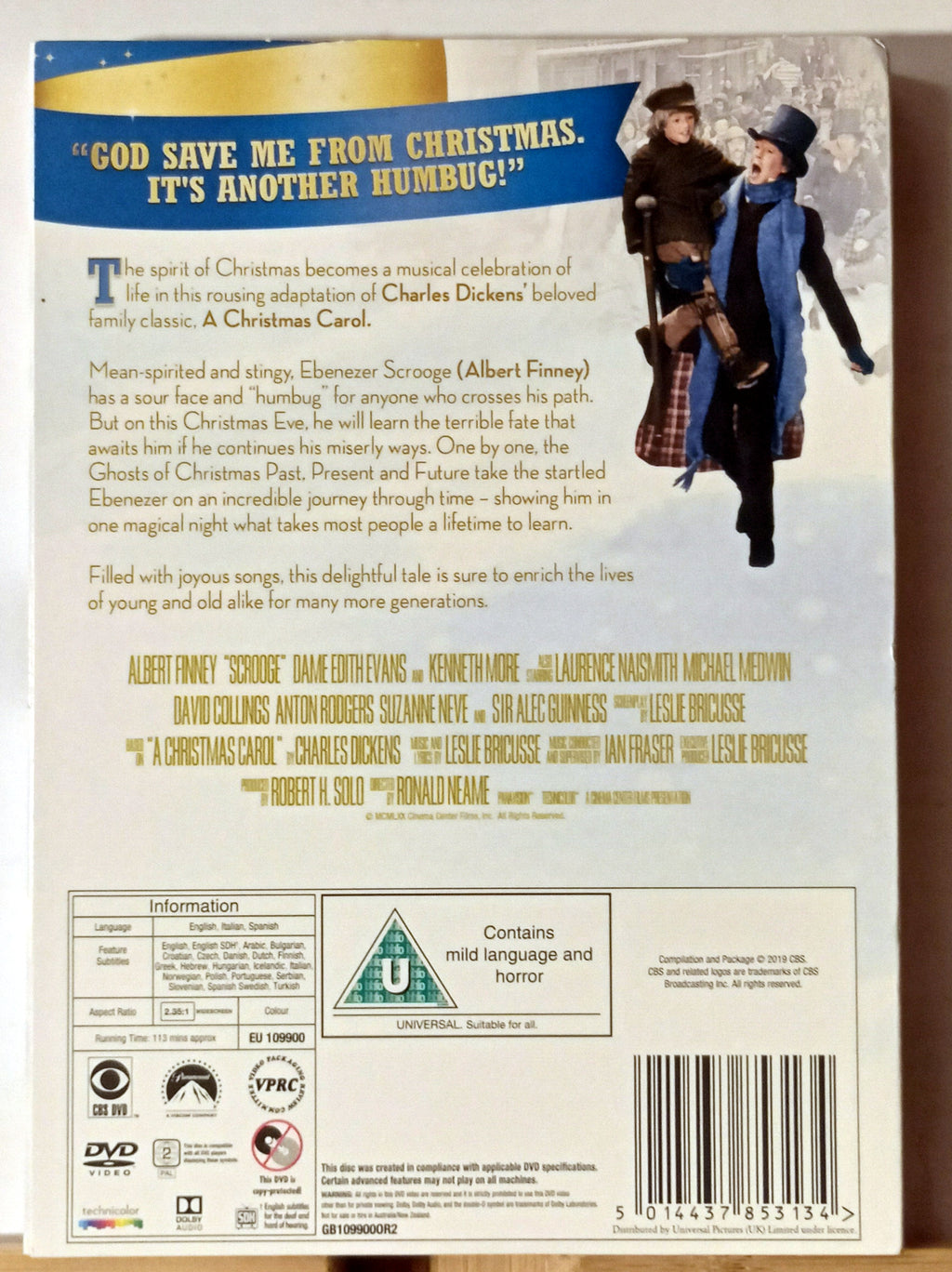 Scrooge DVD (2009) Albert Finney, Neame (DIR) cert U