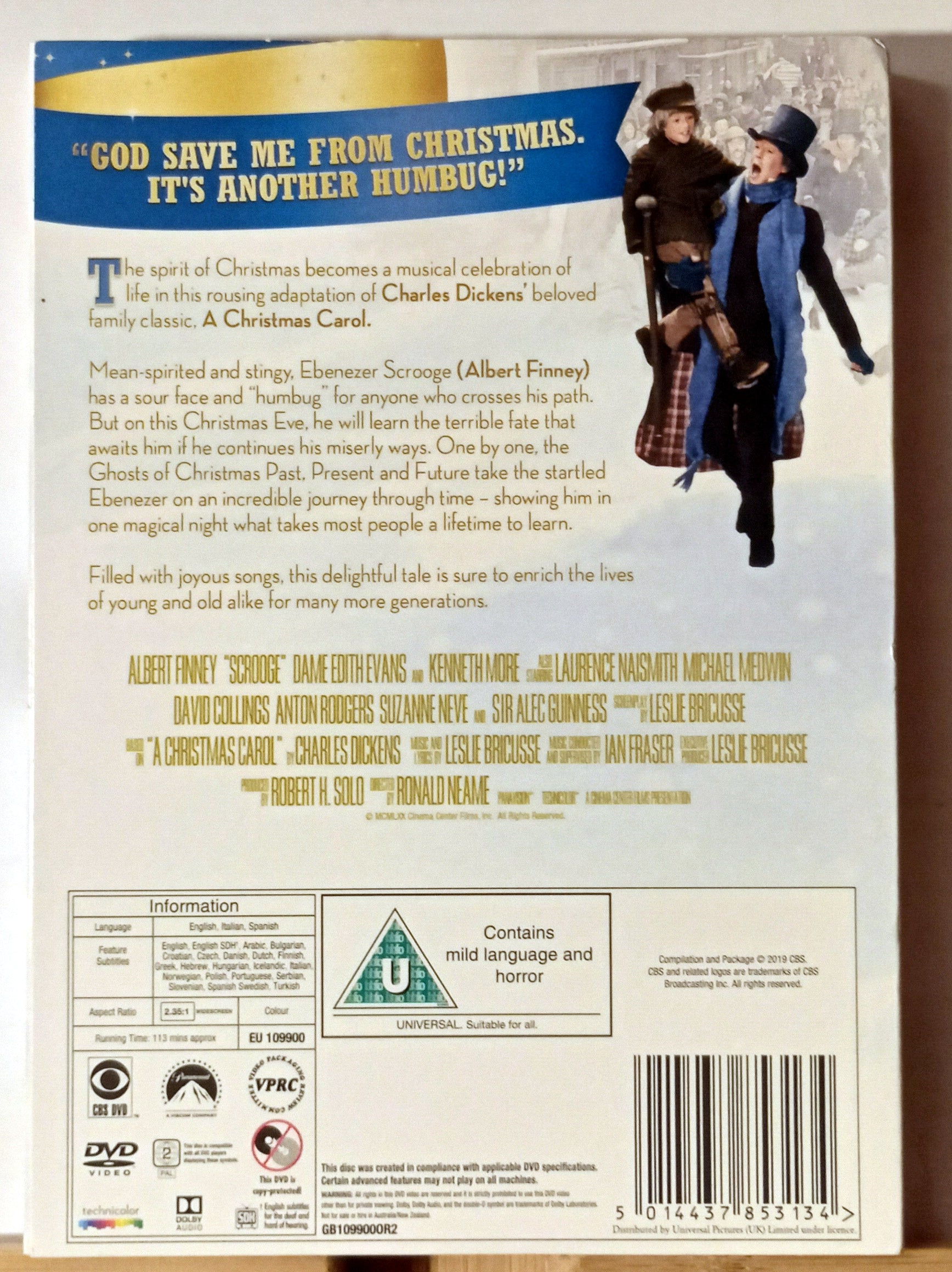 Scrooge DVD (2009) Albert Finney, Neame (DIR) cert U